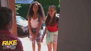 ���क्कली होस्टल Hot Threesome संग सिद्ध स्तन Stacey क्रुज र Romy Indy